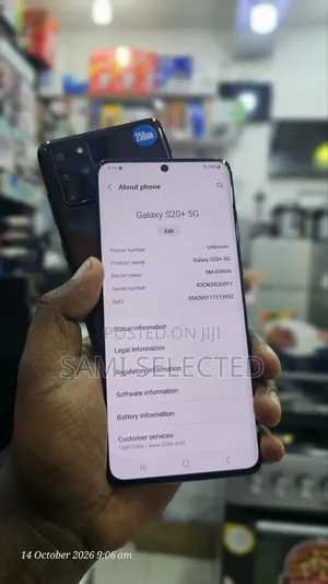 New Samsung Galaxy S20+ 5G 256 GB Black