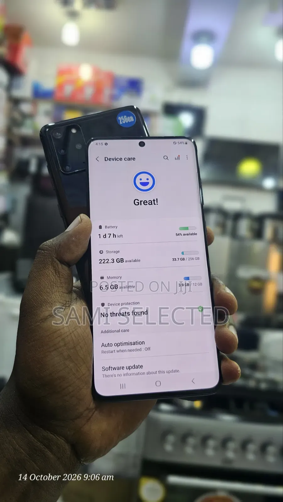 New Samsung Galaxy S20+ 5G 256 GB Black