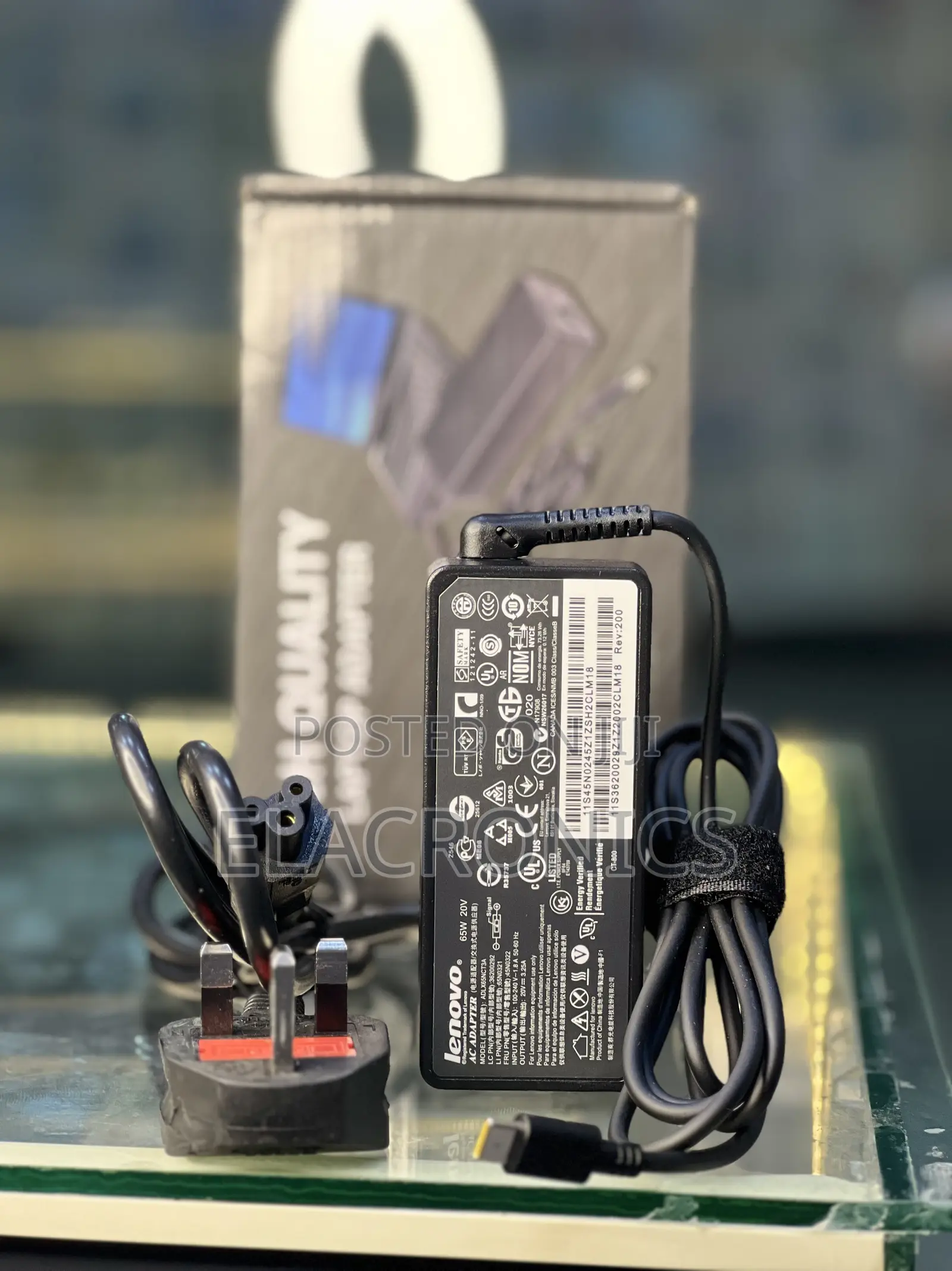 Lenovo 65W USB-C Laptop Charger (Original Adapter)