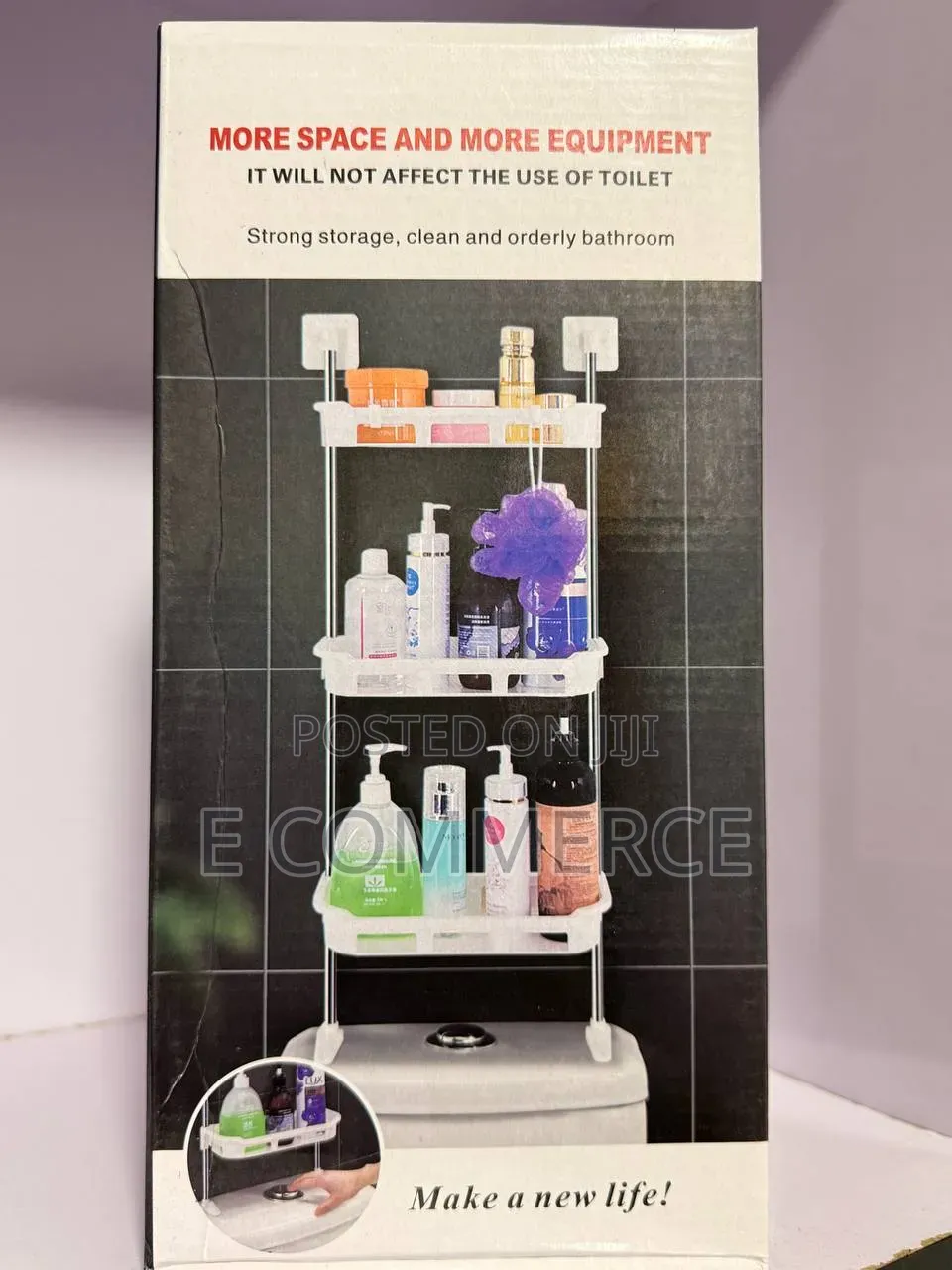 Toilet Rack Organizer – Bathroom Storage Solution