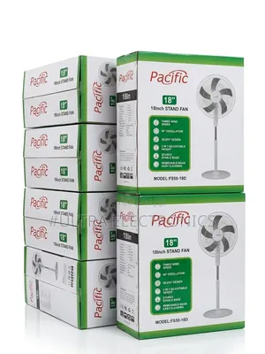 Fan Pacific 18-Inch Stand 
 Powerful Airflow • Quiet Operation