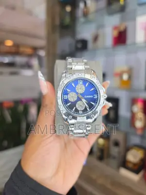 Casio Men's Stainless Steel Watch (Royal Blue)
