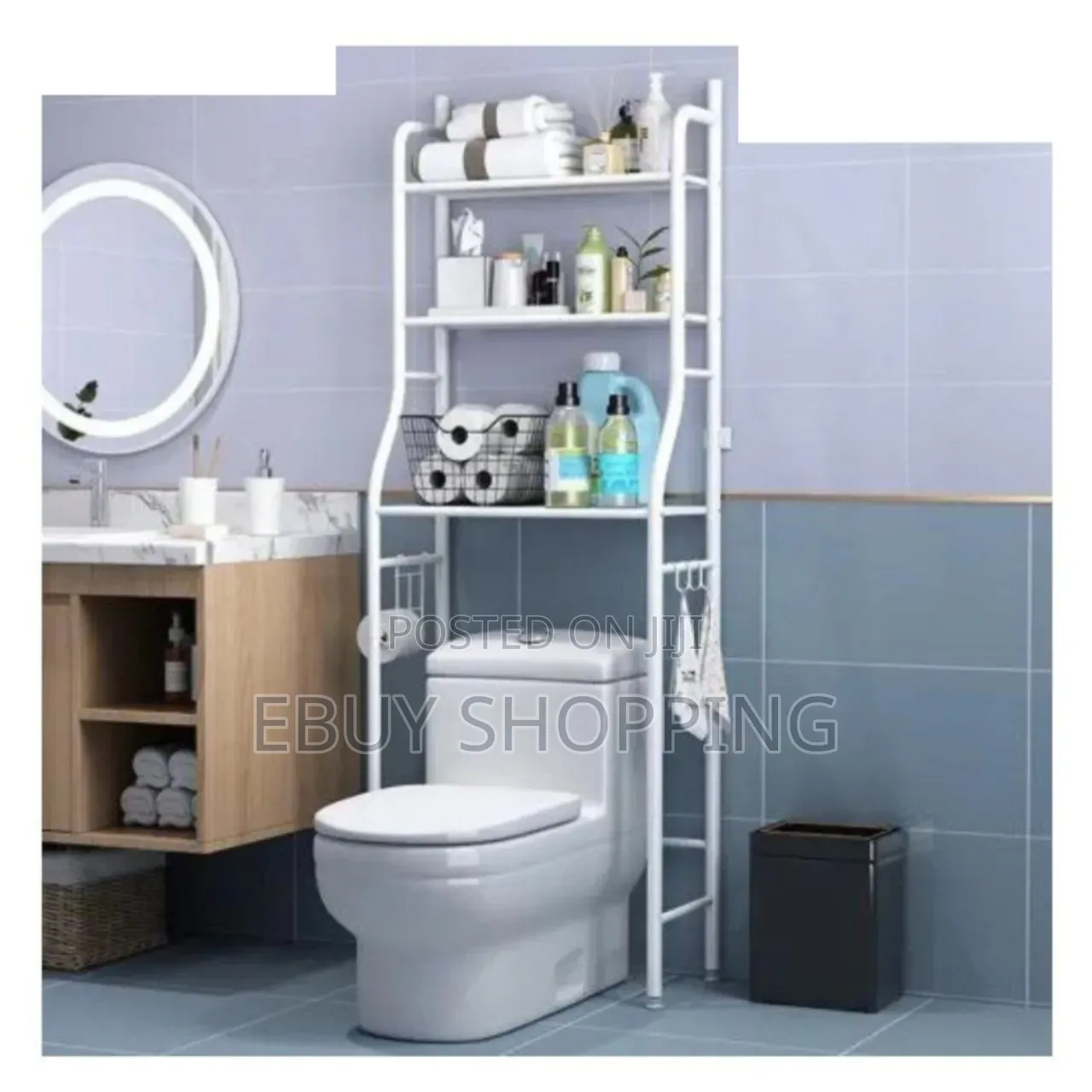 The Sleek Stainless Steel Finish Complements Modern Bathroom
