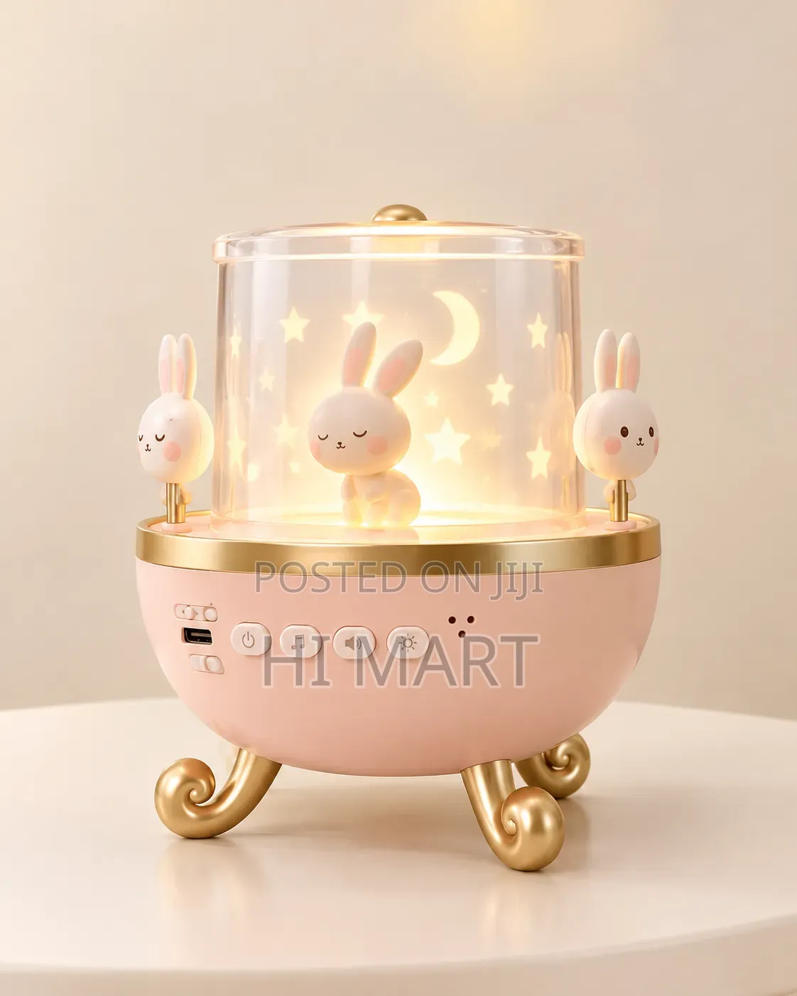 Bunny Carousel Night Light Projector