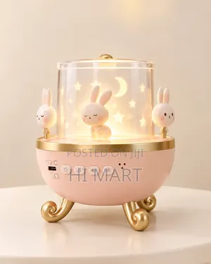 Bunny Carousel Night Light Projector
