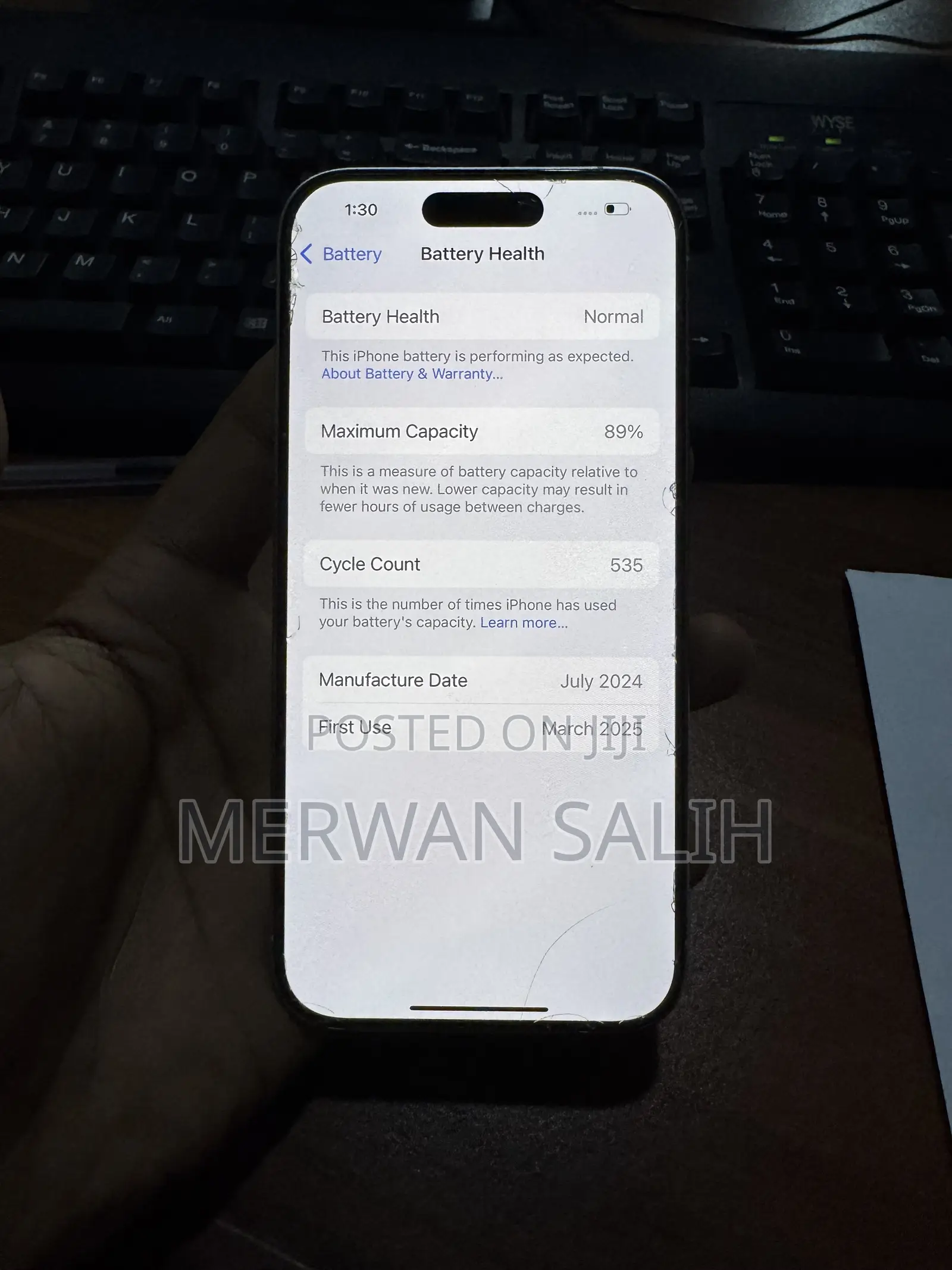 Apple iPhone 15 Pro 128 GB White