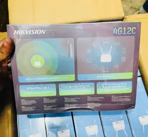 Hikvision 4G+ LTE 1200 MBPS SIM Card Support WiFi Router ሲም የሚቀበል ፈጣን