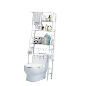 Ultra-Sturdy Freestanding Metal Etagere for Bathroom