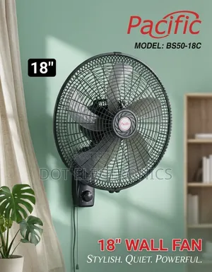 Pacific 18" Wall Fan - Model BS50-18C