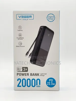 VEGER VP-2066 Power Bank 20000mAh