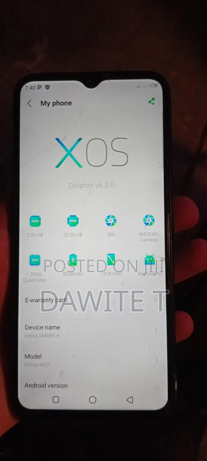Infinix Smart 6 32 GB Black