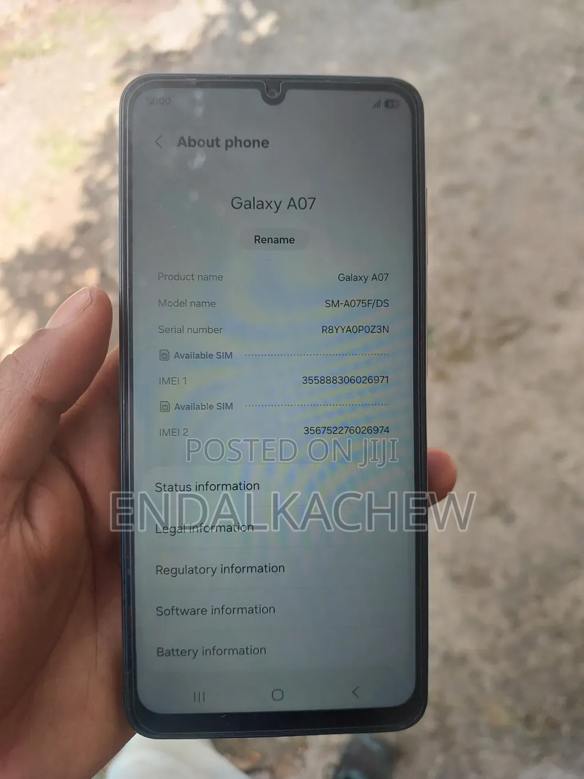 Samsung Galaxy A07 128 GB Black