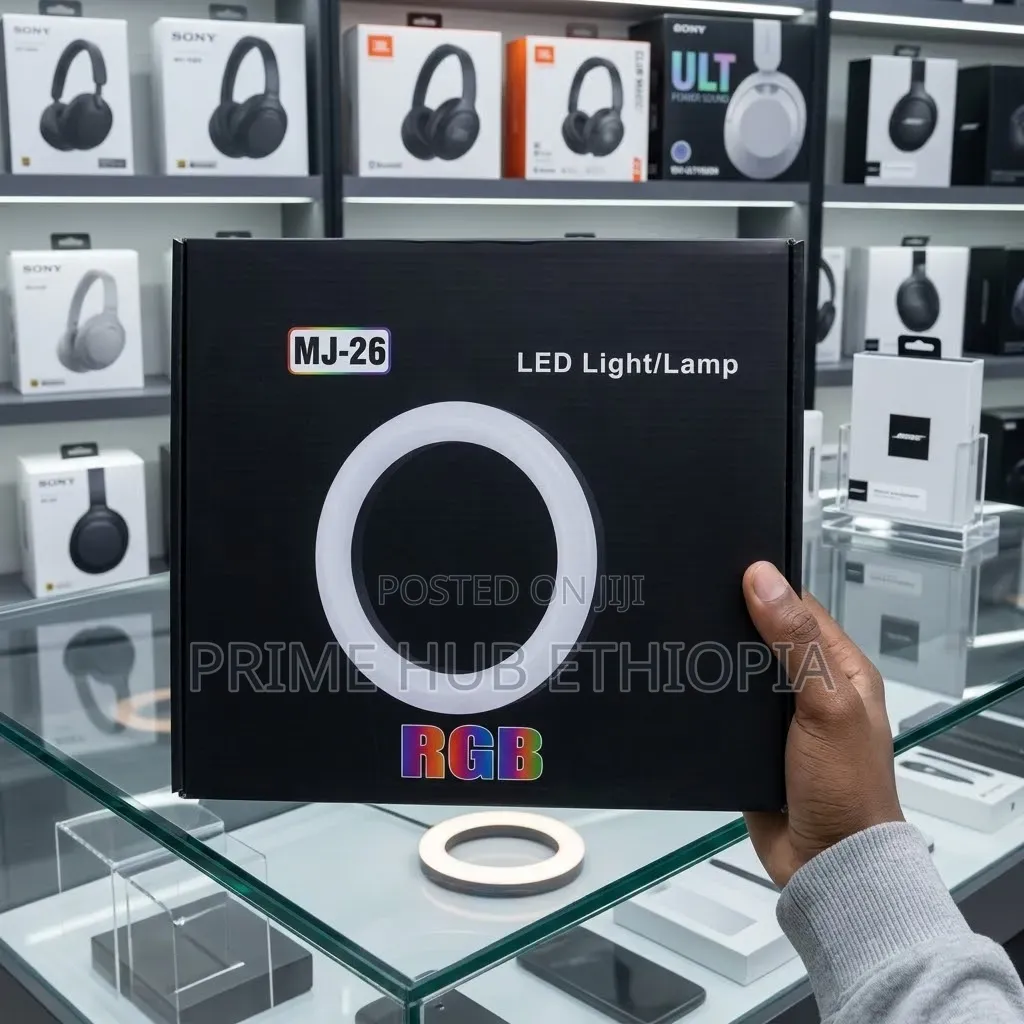 10-Inch RGB MJ-26 LED Soft Ring Light