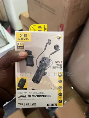 KOOSDA KMP-153 Wireless Live Streaming Lavalier Microphone