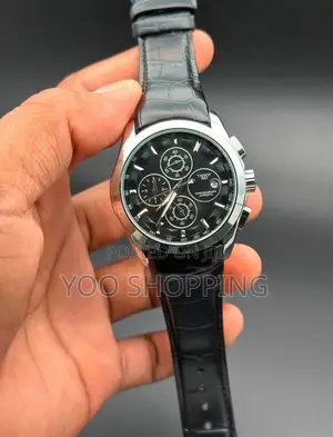 Tissot Leather Strap Chrono Watches for Men