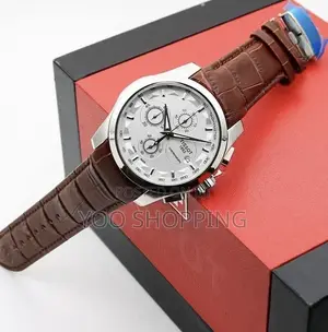 Tissot Leather Strap Chrono Watches for Men
