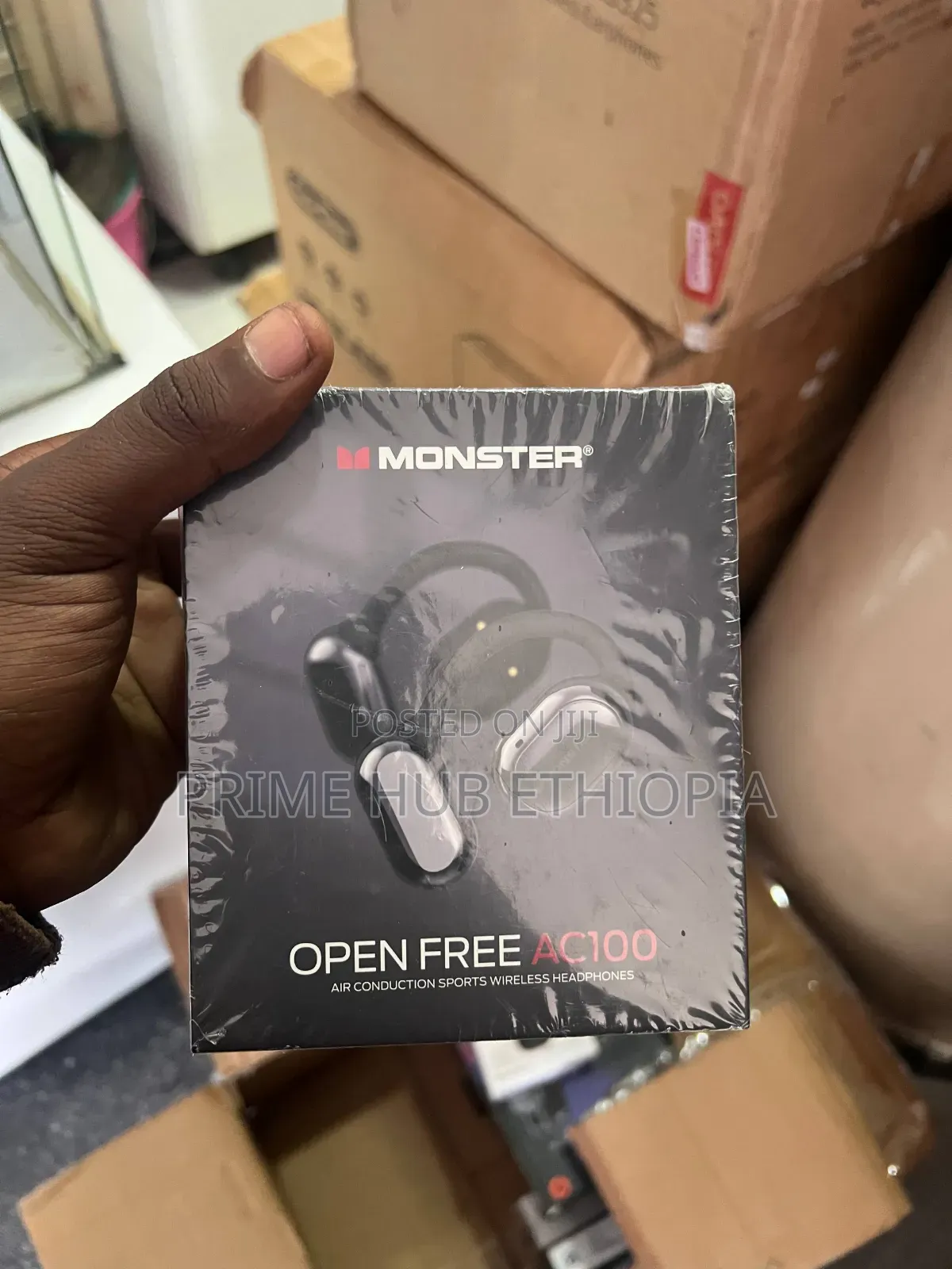 Monster Open Free AC100 Air Conduction Sports Wireless Headphones