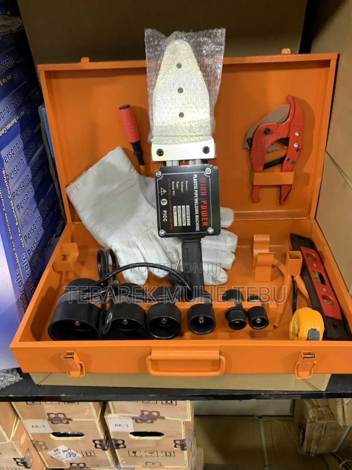 High Power PPR Plastic Pipe Welding Machine 2000W Set