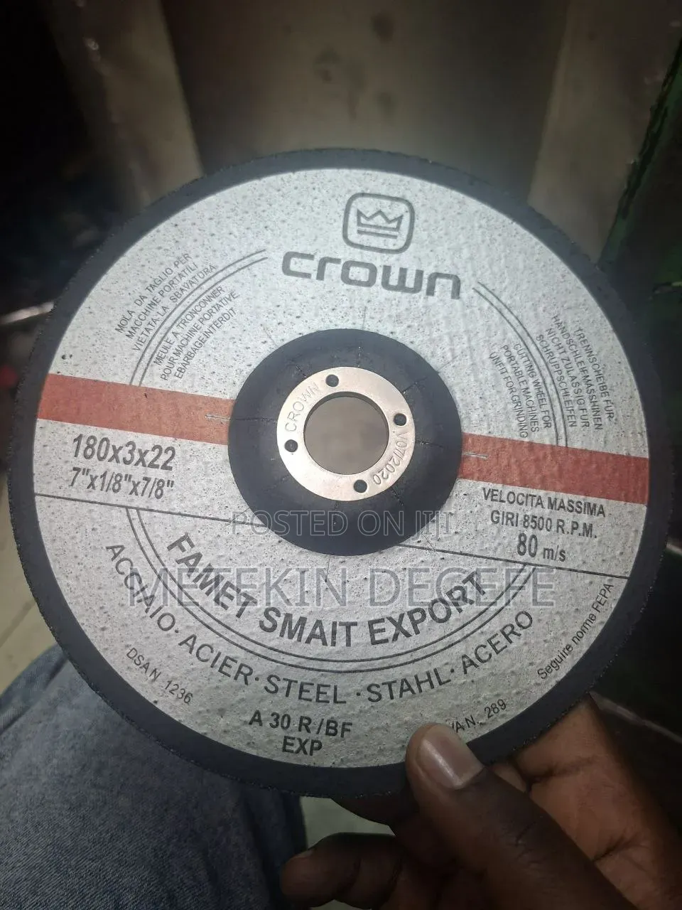 Crown 7-Inch (180 Mm) Metal and Steel