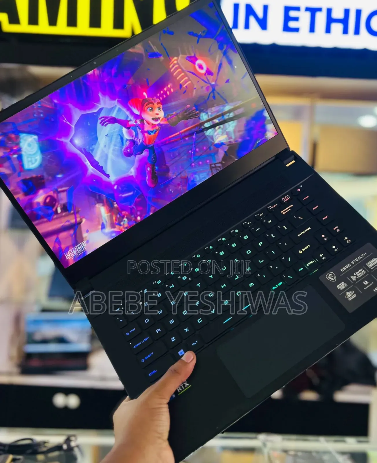 New Laptop MSI GS66 Stealth 12UHS 16GB Intel Core i7 SSD 1T