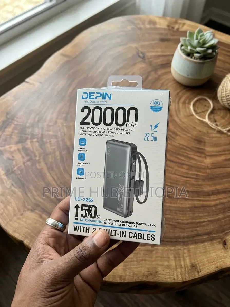 DEPIN 20000mAh 22.5W Fast Charging Power Bank