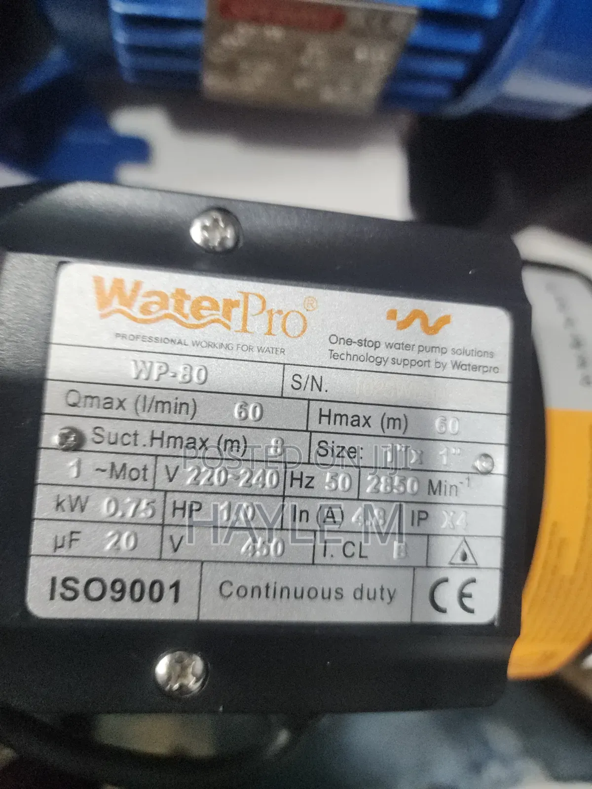 Surface Water Pump 1hp(india)
