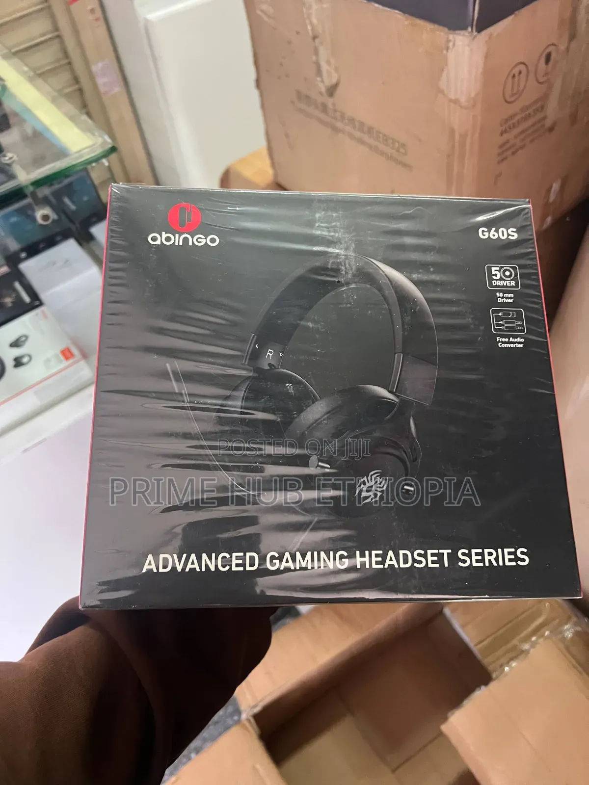 Abingo G60S Advanced Gaming Headset Packaged