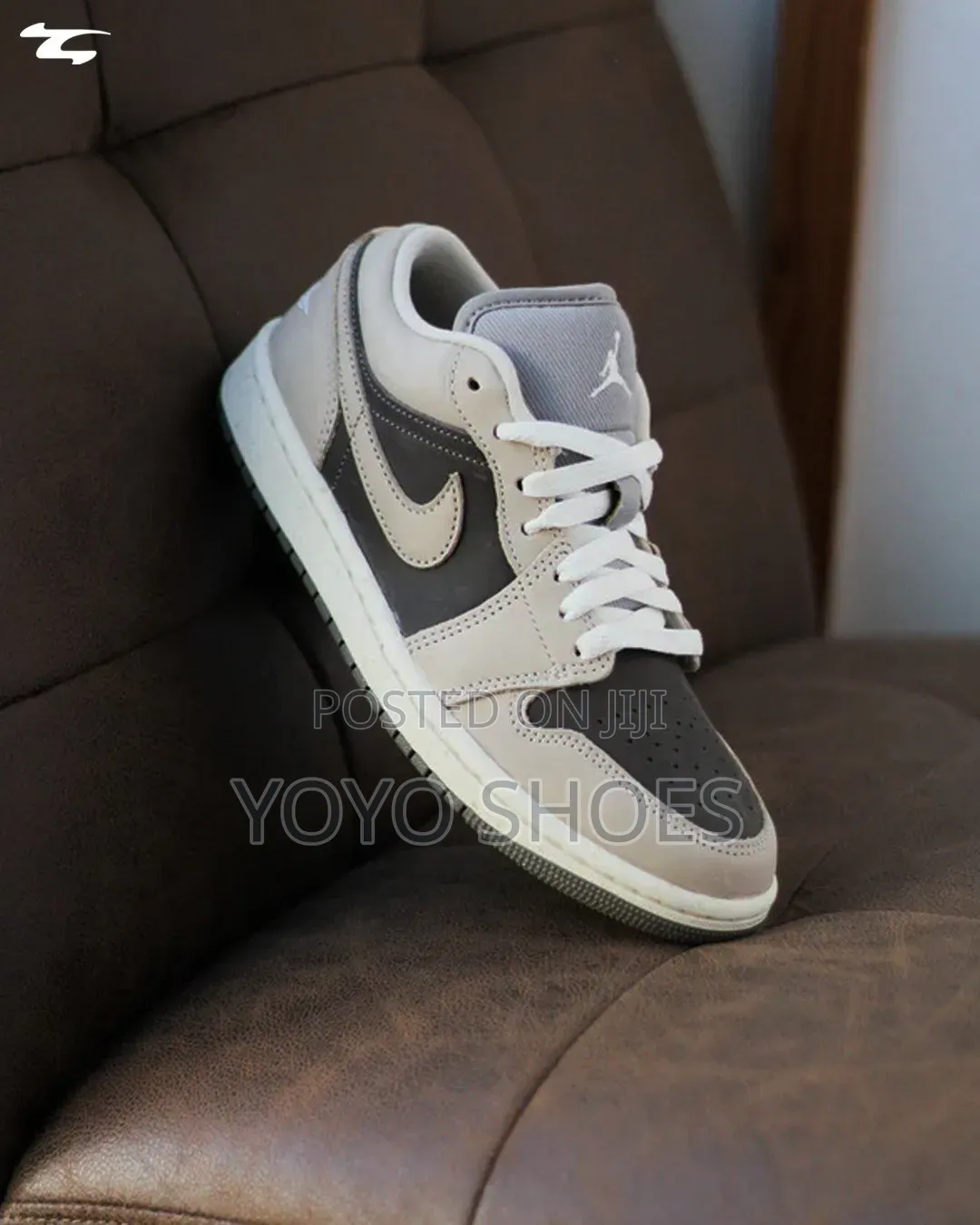Jordan 1 Low SE "Enigma Stone/Pale Ivory" Unisex Fashion