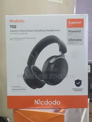 McDodo T02 Superior Active Noise Cancelling Headphones