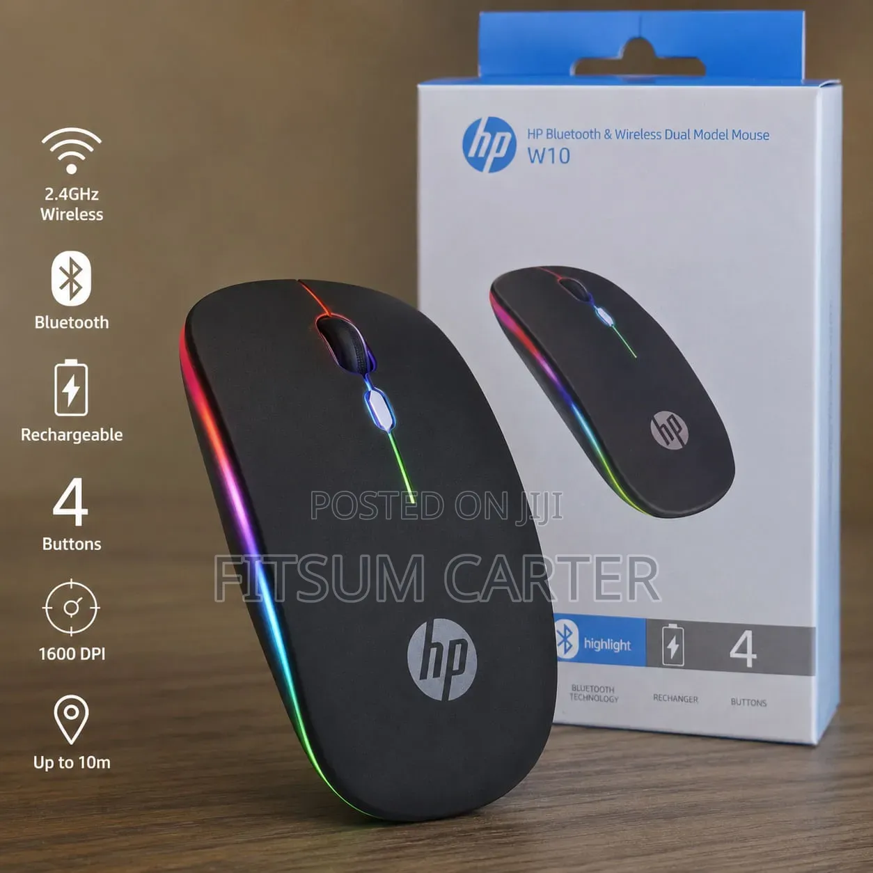 HP Dual-Mode Support Featuring Bluetooth and 2.4 GHz Wireless
