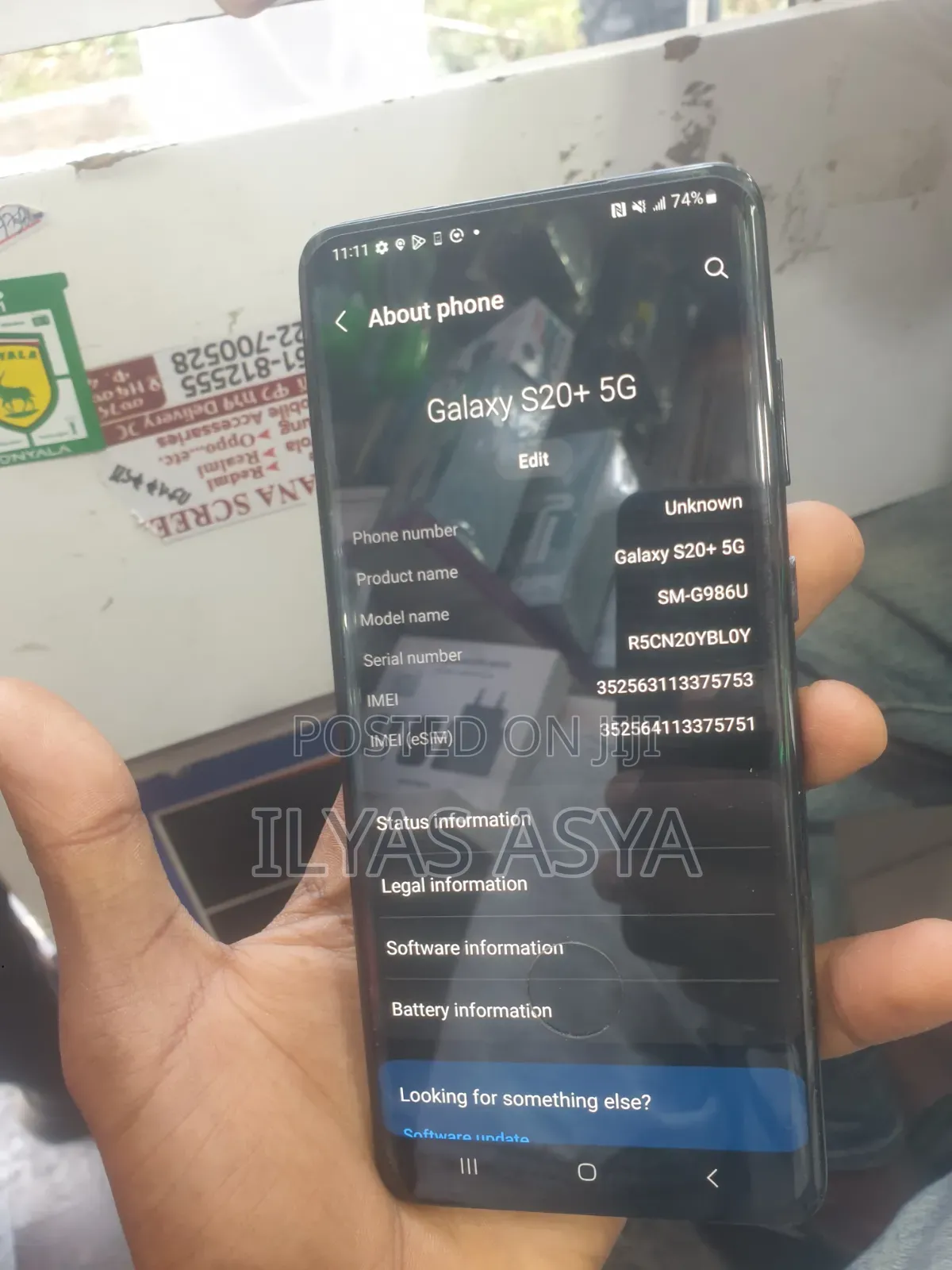 Samsung Galaxy S20+ 5G 128 GB Black
