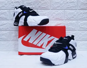Nike Air Veer White, Black/ Blue Unisex Fashion Sneaker Shoes
