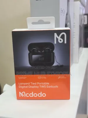 McDodo B04 Series Lanyard Tied Portable Digital Display TWS Earbuds