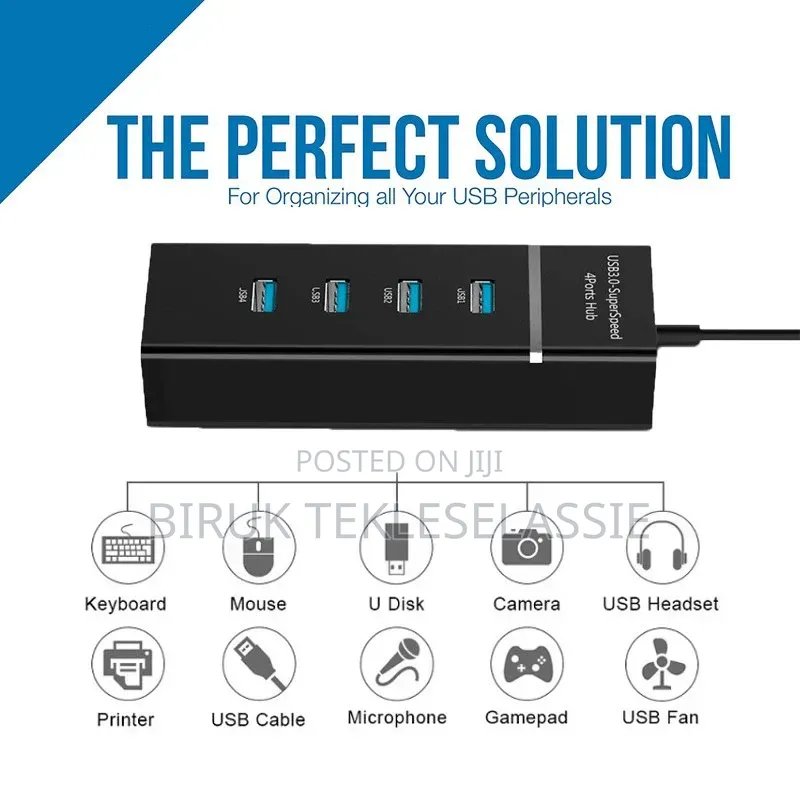 4 Port USB Hub USB 3.0