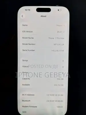 Apple iPhone 17 Pro Max 256 GB Blue