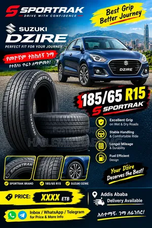  Sportrak Tyre for Suzuki Dzire!  185 65 R15