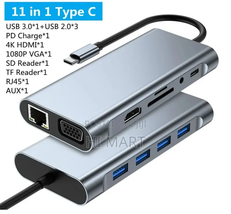 11in1 Multipurpose USB C Hub Adapter