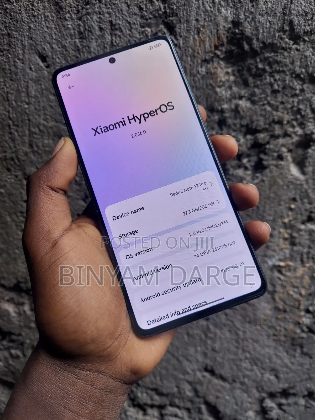 Xiaomi Redmi Note 12 Pro 5G 256 GB Black