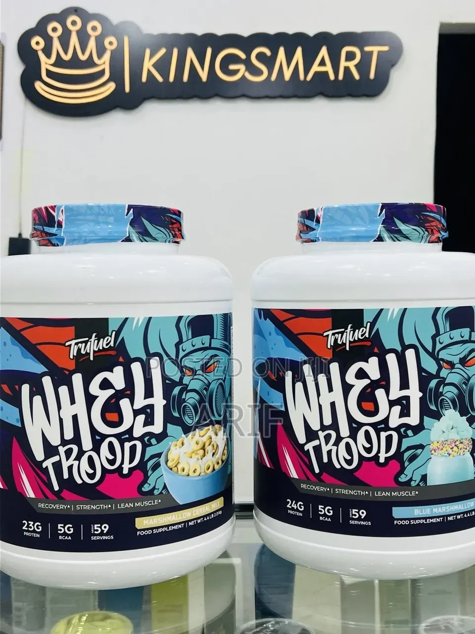 Whey Troop Protein Powder Supplement Made in 