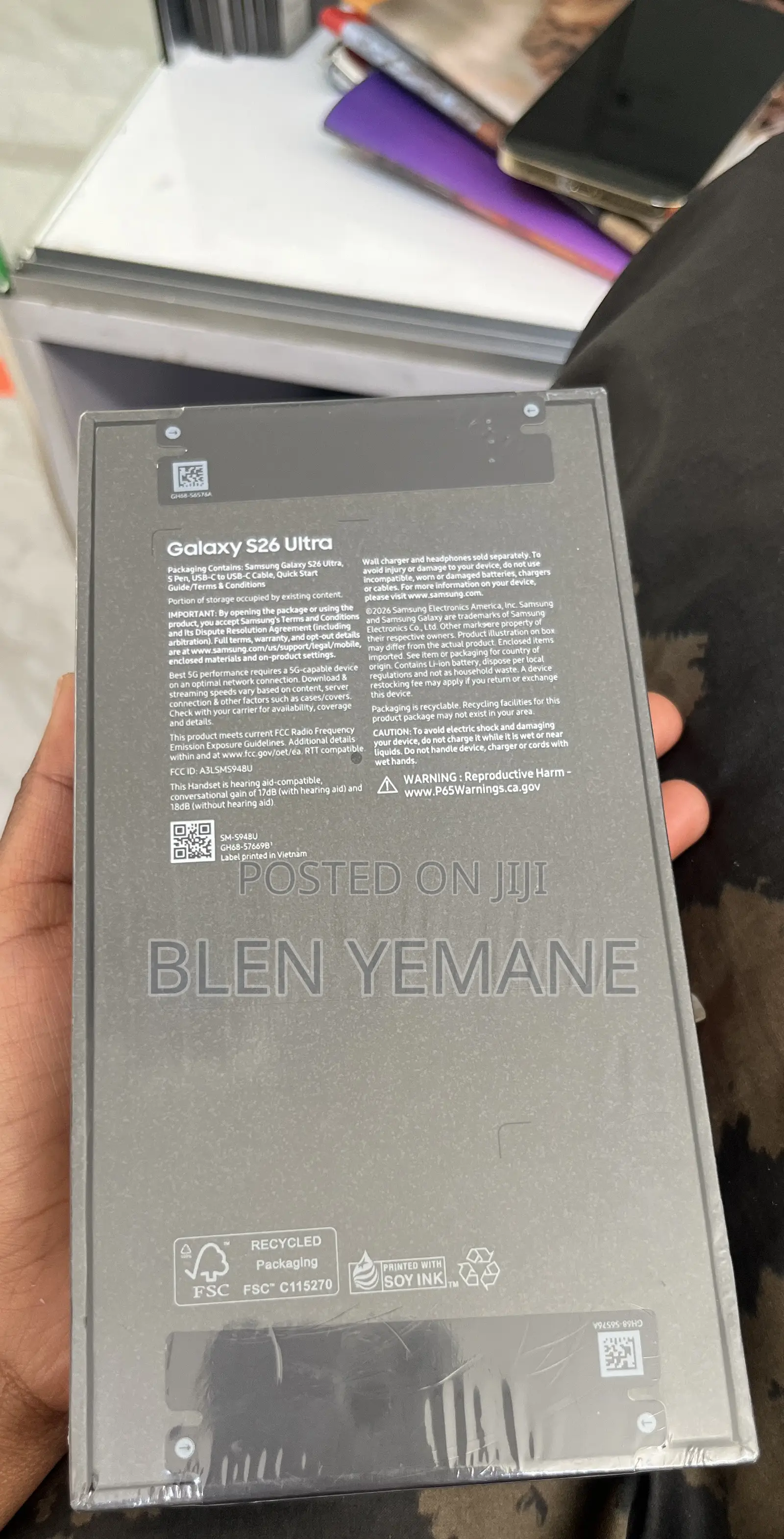 New Samsung Galaxy S26 Ultra 5G 256 GB