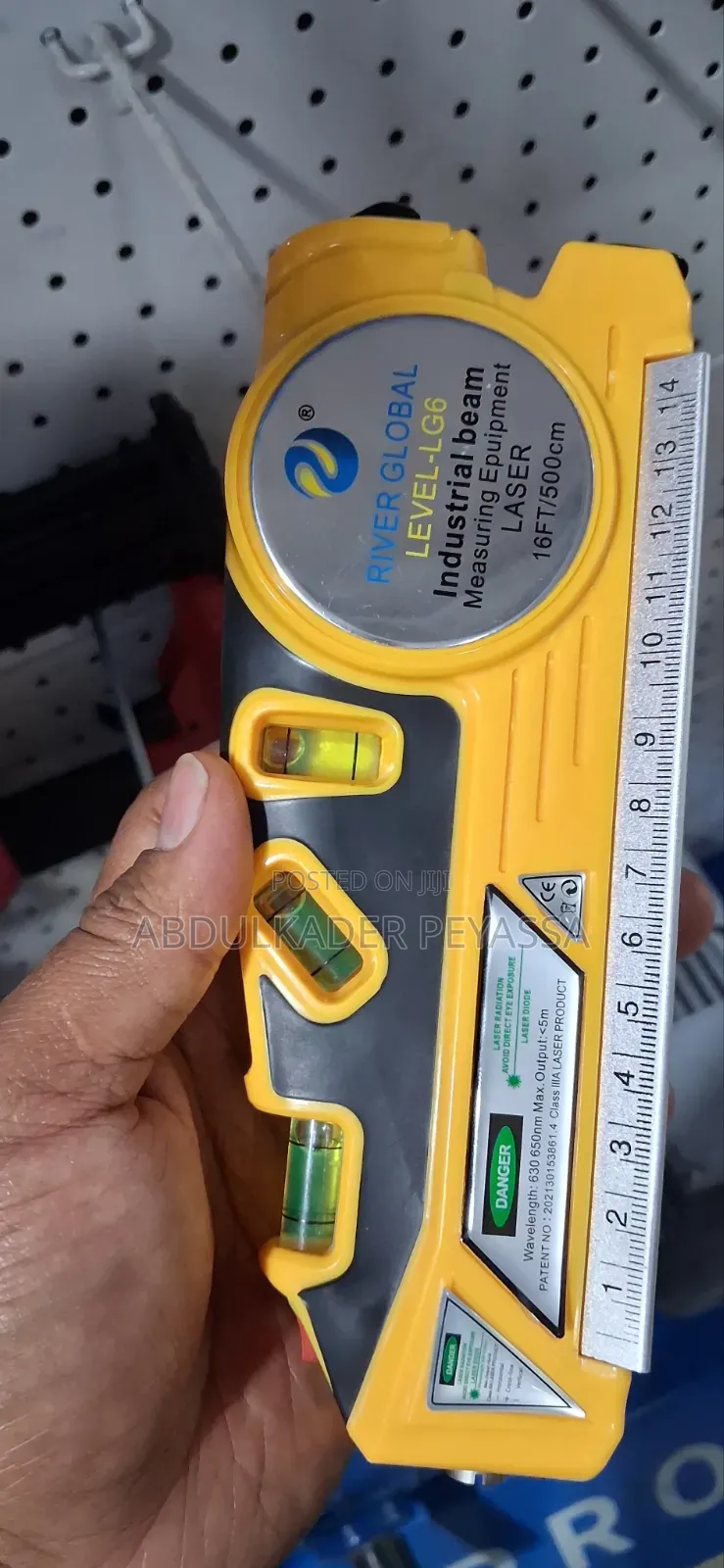Multipurpose Laser Level Measuring Tape – 16FT
