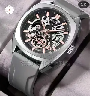 Silcon Strap Fossil Automatic Watch for Him