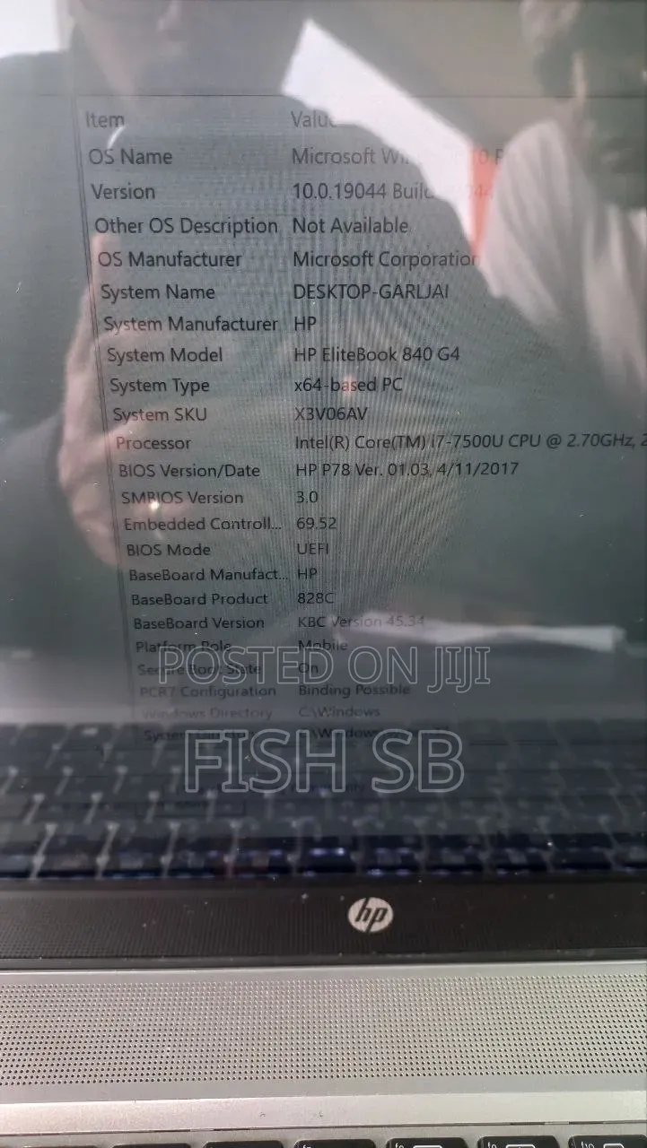 New Laptop HP EliteBook 840 G4 8GB Intel Core i7 SSD 256GB