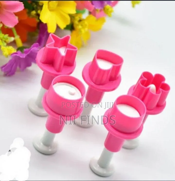 5 PCS Fondant Plunger Cutter