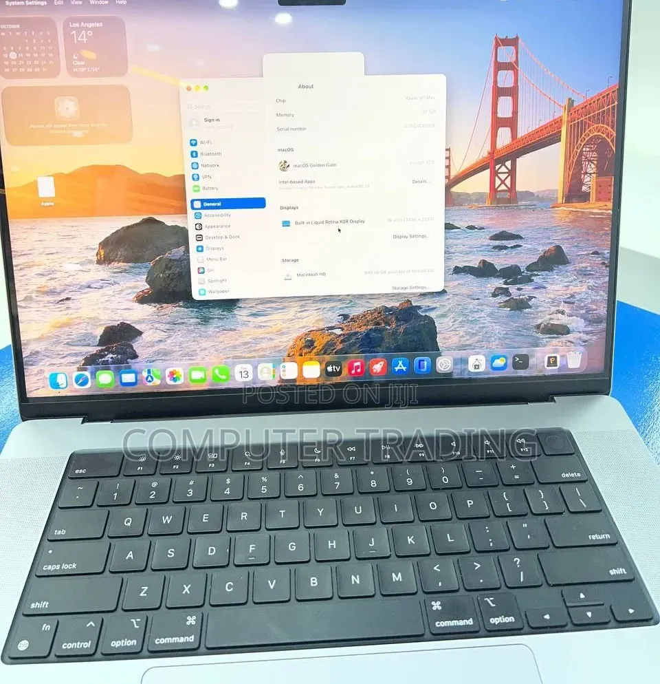 New Laptop Apple MacBook Pro 2021 M1 Max 32GB Intel Core i7 SSD 1T