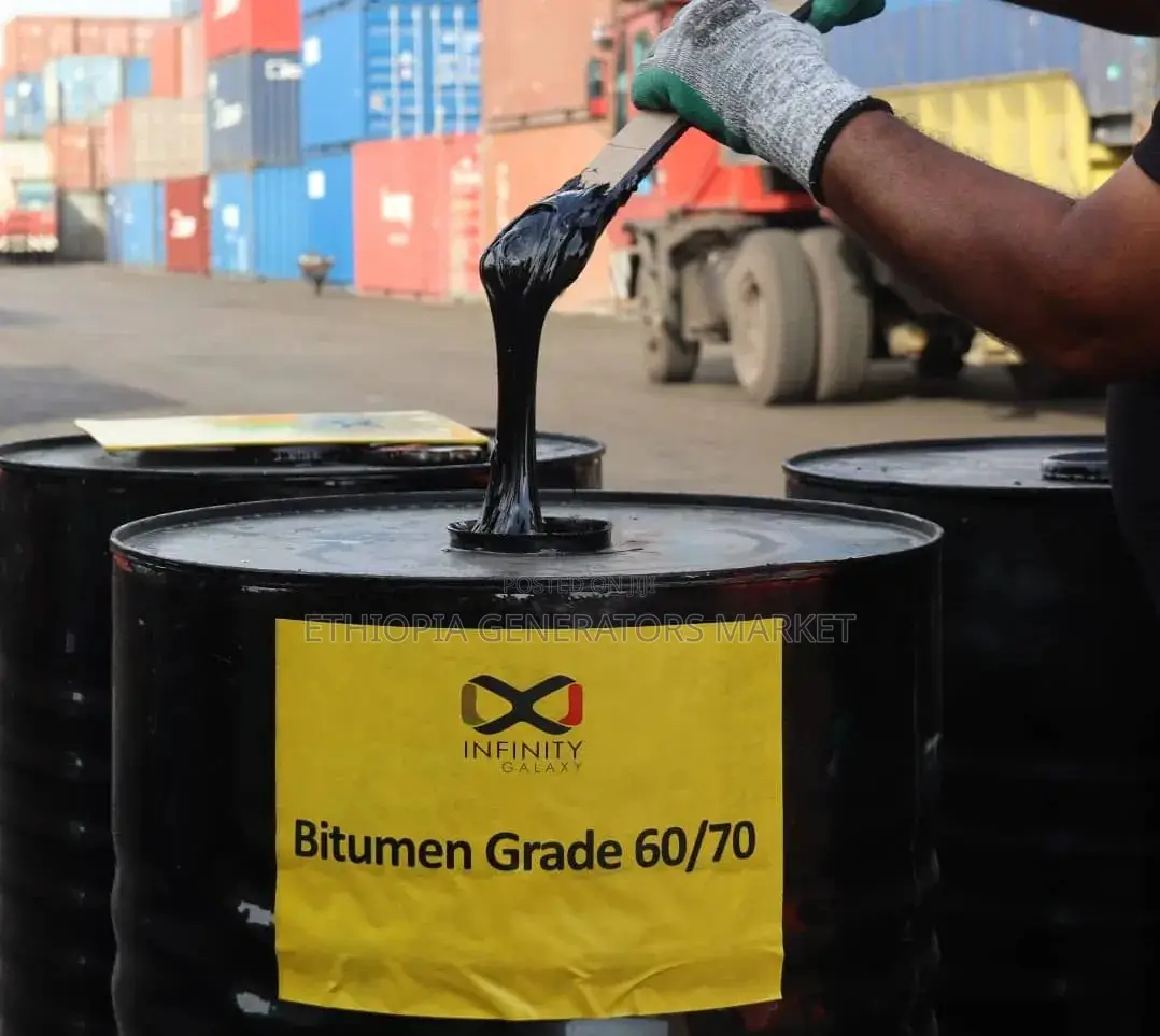 Bitumen 60/70 Ethiopia | Petroleum Asphalt | Road Construction Supply