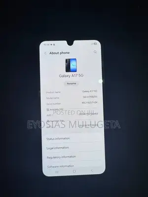 New Samsung Galaxy A17 5G 256 GB Black