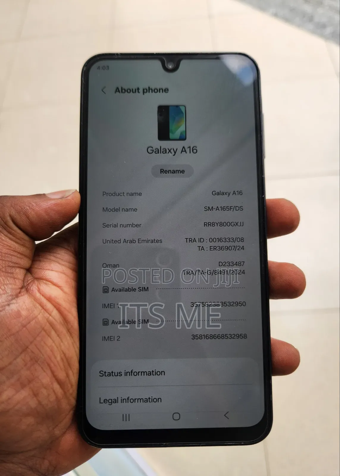 Samsung Galaxy A16 128 GB Black