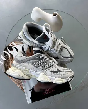 New Balance 9060 Grey/Off-White Unisex Fashion Sneaker Shoe