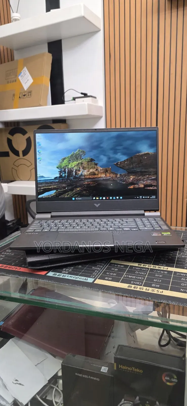 New Laptop HP Victus 16 8GB AMD Ryzen 7 SSD 512GB